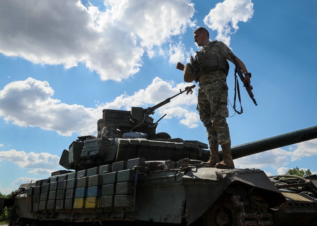 Militar ucraniano na região do Donbass, no Leste da Ucrânia